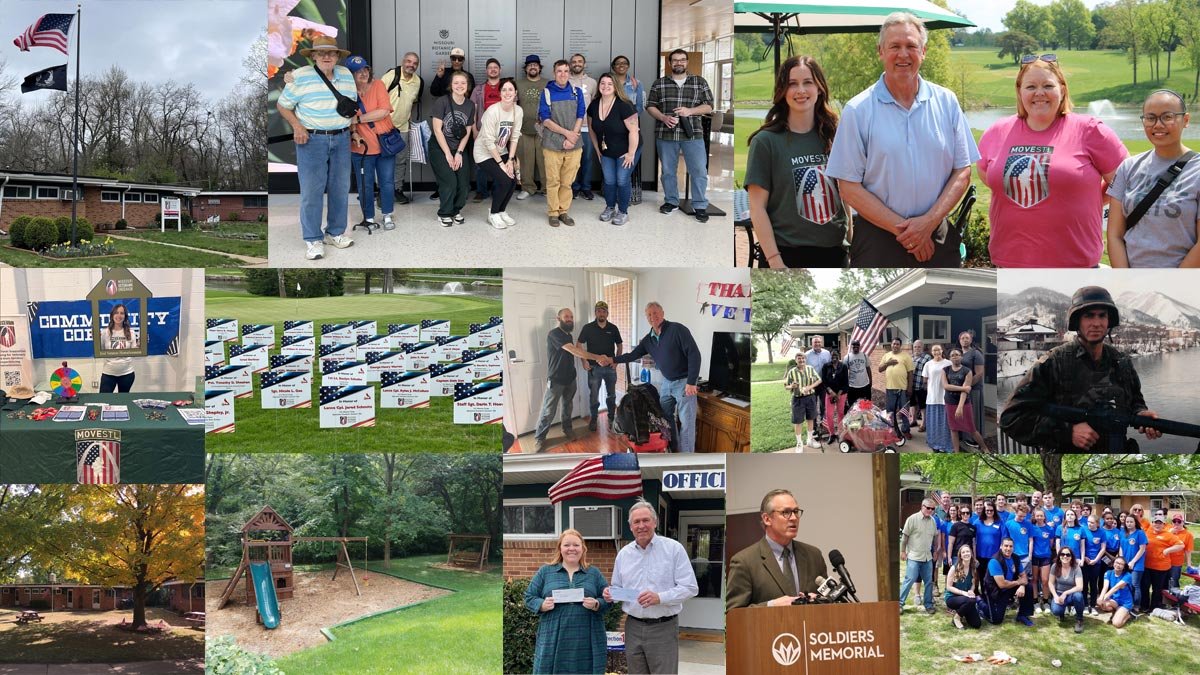 Collage of image over the history of MOVE.