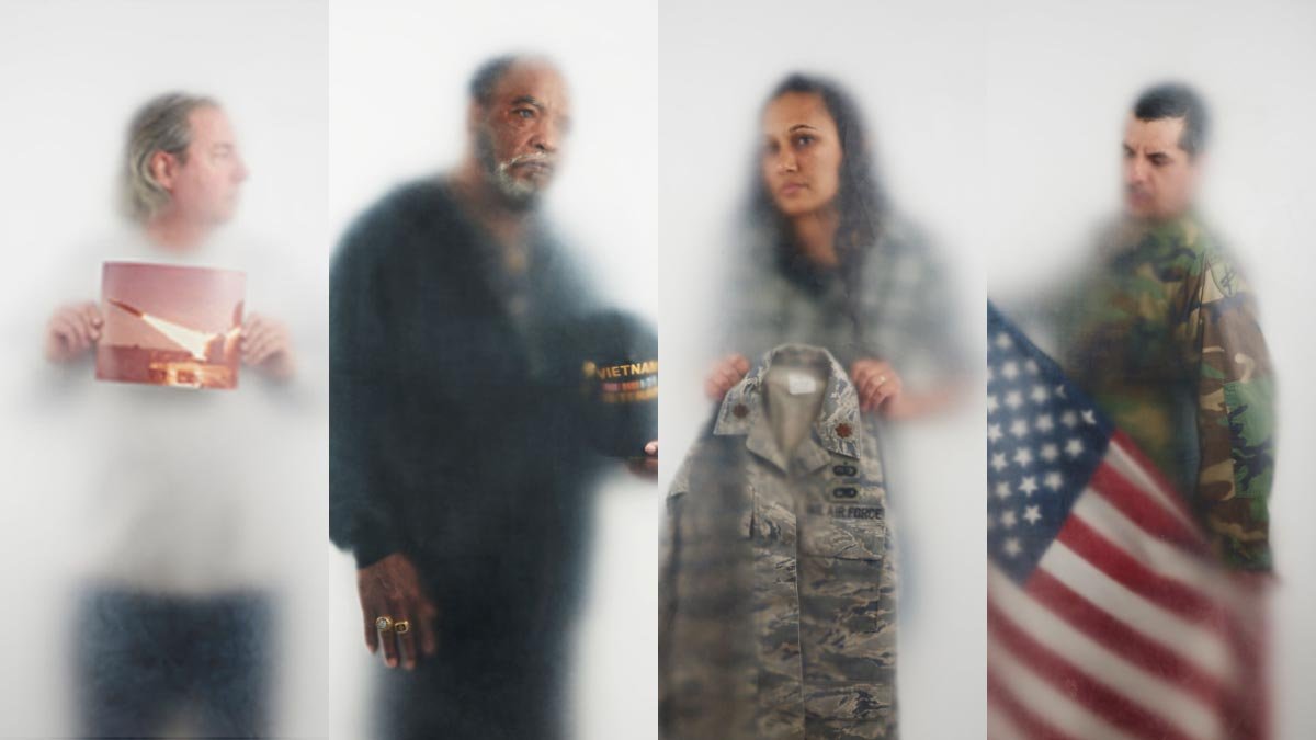 Collage of 4 veterans