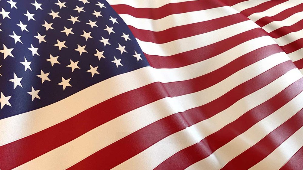 Wavy American Flag