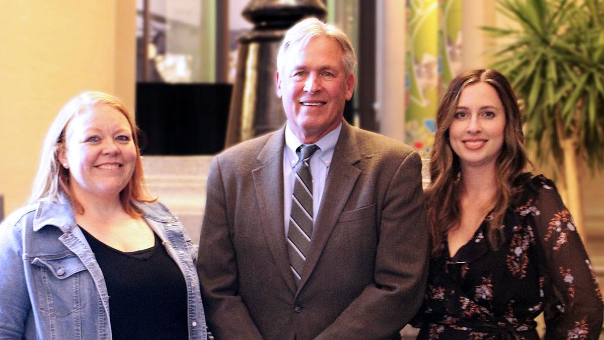 Bill, Dawn and Ashley at event